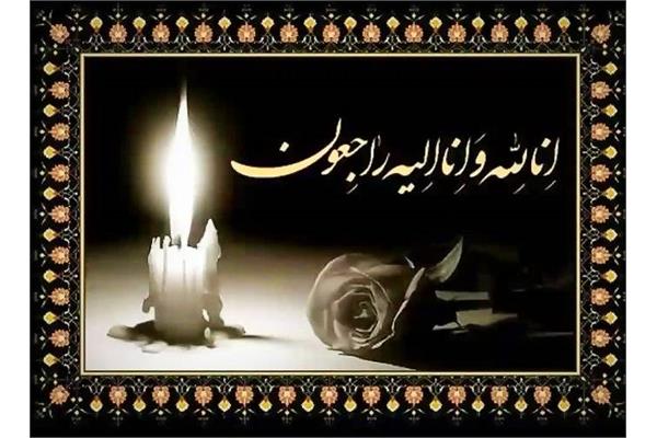 پیام تسلیت به عضو شورای راهبری سازمان اموال و املاک