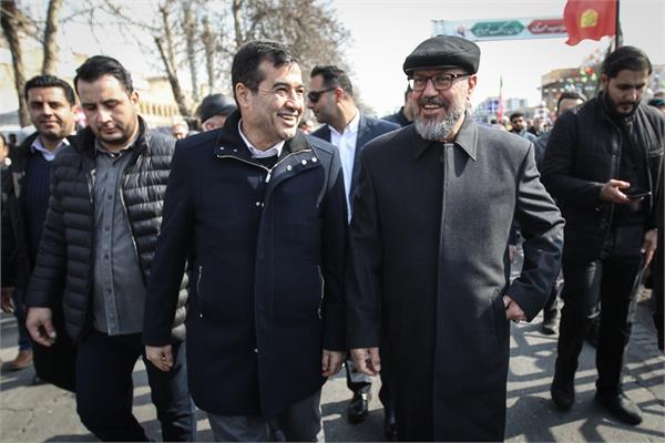 حضور رئیس بنیاد مستضعفان در راهپیمایی یوم الله 22 بهمن 6